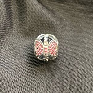Pandora Sparkle Minnie Bow Charm - Park Exclusive